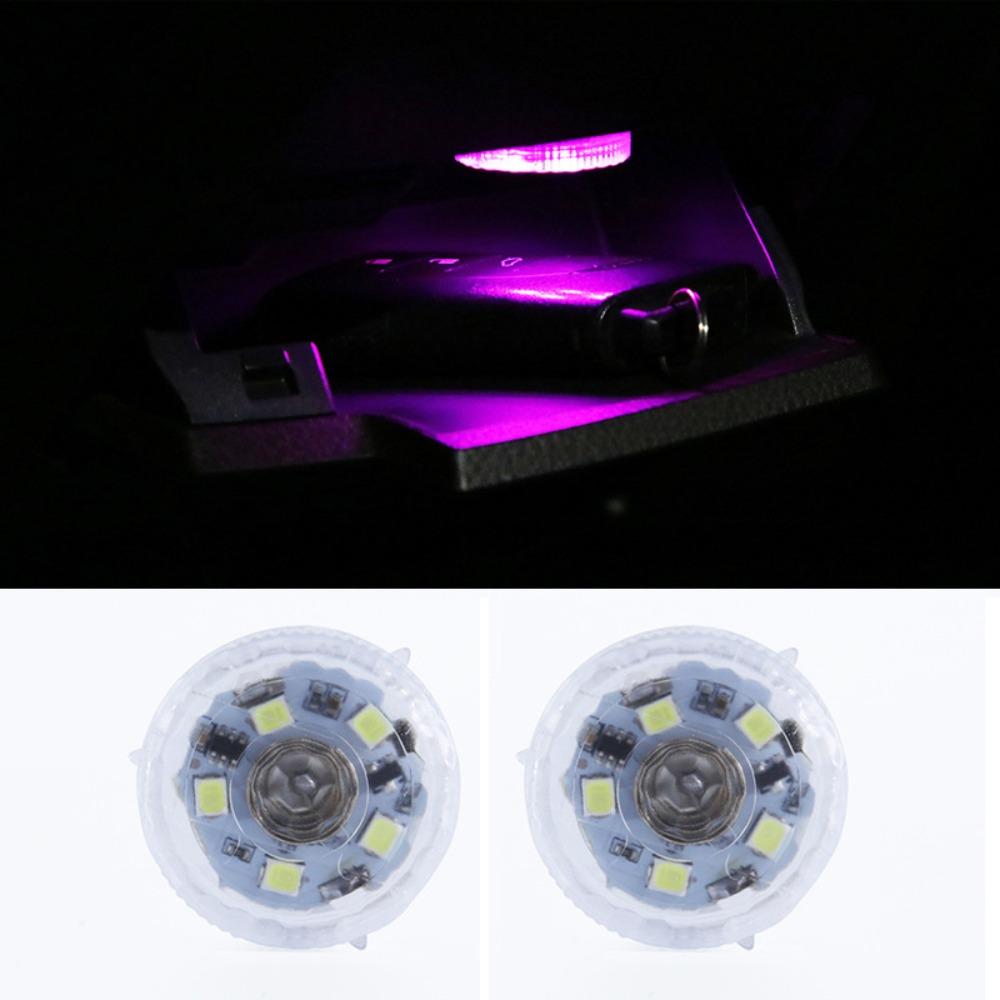 2 Pcs Finger Touch Sensor Car Interior Atmosphere Lights Self-adhesive Night Reading Light