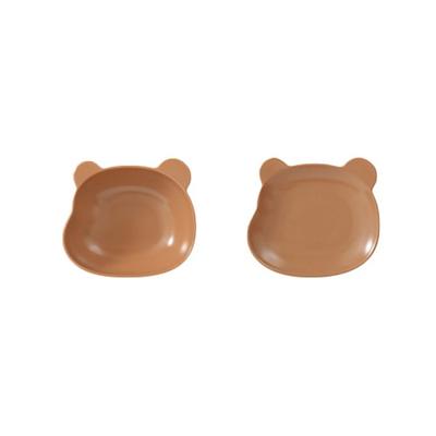 Набор детской посуды Erato Teddy, 2 шт., коричневый, миска + тарелка, Популярные корейские товары для родителей