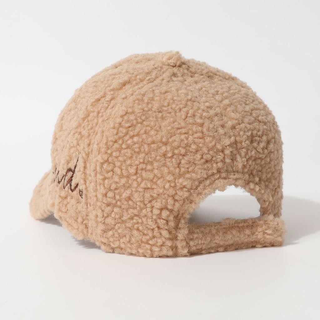 Бейсболки из овечьей шерсти регулируемые, бейсболка из плюшевого флиса, зимняя шапка с отверстием для хвостика для женщин, для путешествий на открытом воздухе
