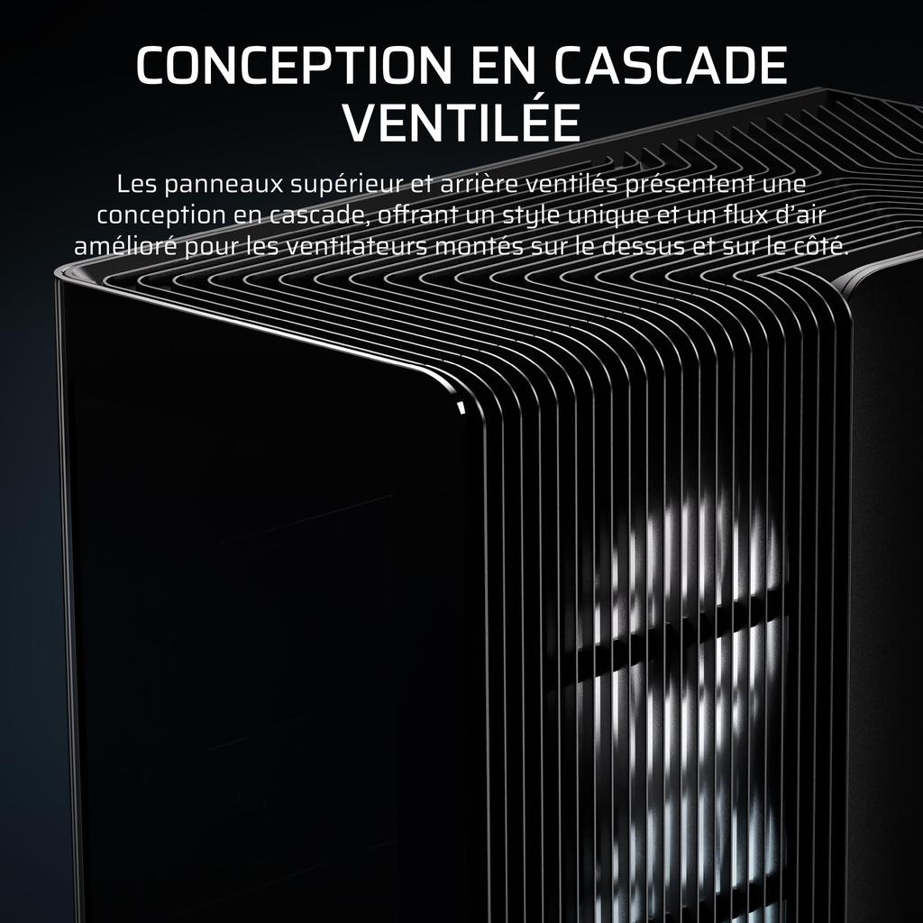 Boitier PC - CORSAIR - FRAME 4500X LX-R RGB Tempered Glass Mid-Tower - 2 radiateurs - Noir