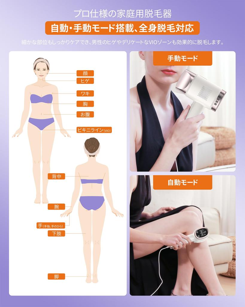 YUNDOO Sapphire Hair Removal Device for Women Compatible with VIO Most Advanced Salon Grade IPL Sapphire Hair Removal 9 High 3 In 1 Light Hair Removal