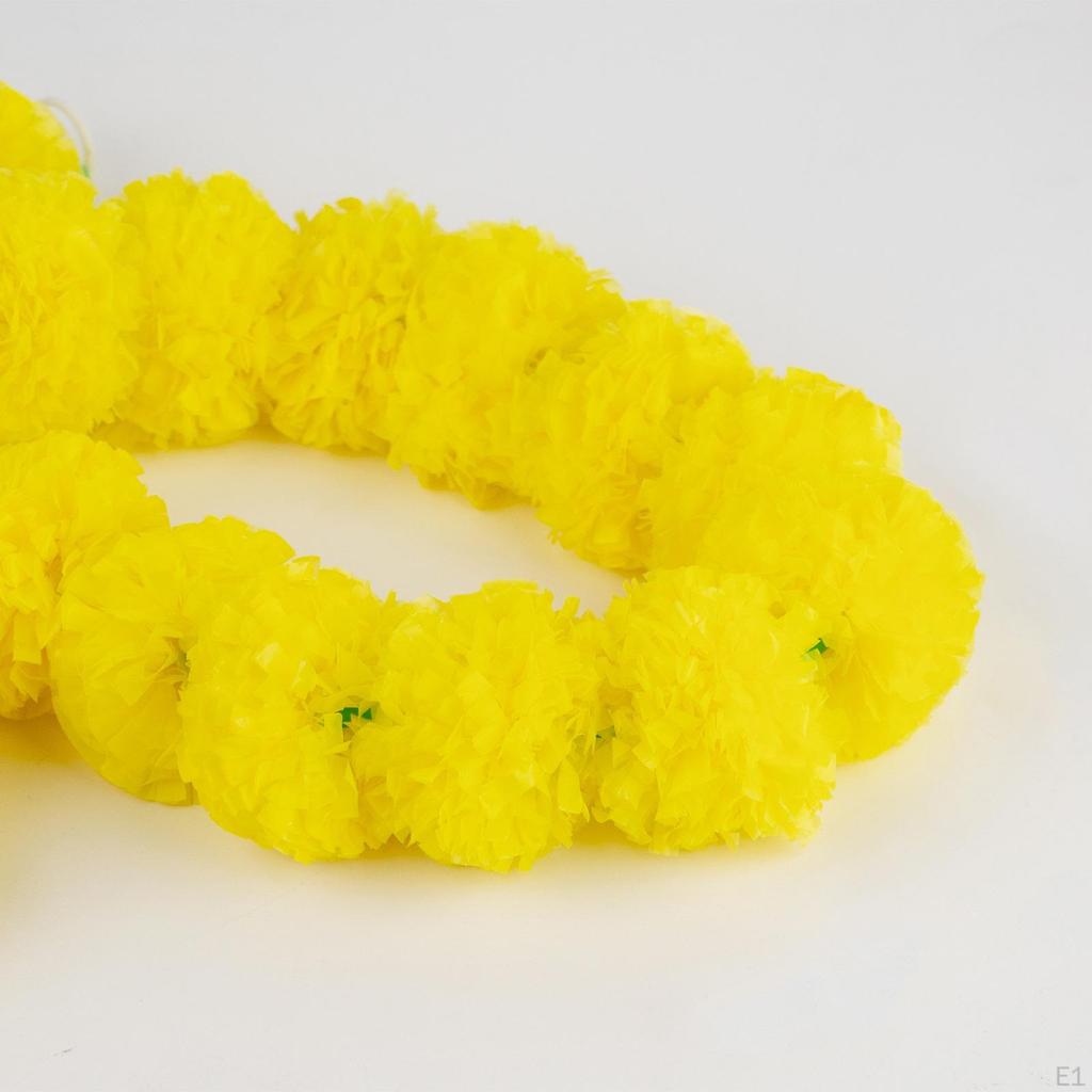 Гирлянда из 5 бархатцев с колокольчиком 115 см/45,28 дюйма, настенное подвесное украшение для полки в саду