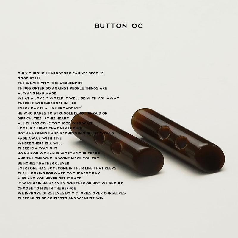 5 шт. Круглая пуговица на две петли из смолы, оливковая пуговица, пуговица для женского пуховика, двусторонняя декоративная пуговица для нейлонового пальто