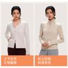 Women S Zip Up Stand Collar Long Sleeve Slim Fit Fleece Sweatshirt Yoga Base Layer