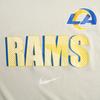 Nike Футболка Dri-Fit с логотипом бренда Los Angeles Rams, круглым вырезом, быстросохнущим материалом и коротким рукавом, детские топы, светло-серая 3Z1B3FC44-RAM