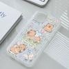 Чехлы для мобильных телефонов iPhone 11 13 15 Pro Max 12 14 Pro Max Чехол для iPhone 16 15 Plus 13 Pro 12 Матовая текстура с рисунком в виде мультяшных цветов