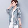 XL-5XL женские летние тонкие солнцезащитные куртки с длинными рукавами и принтом, женские весенне-осенние свободные пальто больших размеров