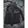 Hooded Zip-Up Jacket for Men Multi-Pocket Design Wind-Resistant Cozy Warm Cold Weather Lounge