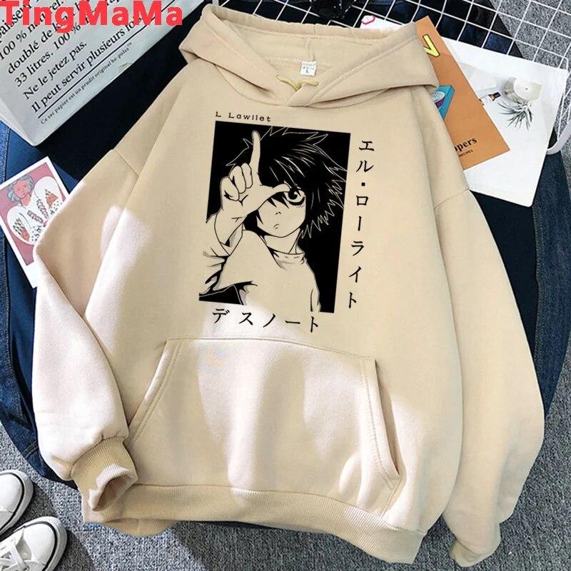 Death Note Misa AUnisexe толстовки унисекс Корея y2k с эстетическим принтом пуловеры унисекс толстовки больших размеров с графикой унисекс