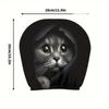 Cartoon Car Headrest Covers Exaggerated Car Seat Headcover Car Pillowcase  Gift for Car Lover