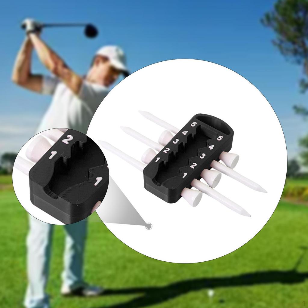 Golf Tee Height Tool Elevator Outdoor Setter,Measuring Device