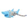 Dog Chew Food Dispensing Toy Tooth Cleaning Shark Shaped Stress Relief Chew Teething Toy for Puppy P