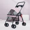AOVOCO Pet 4 Dog Dog Small Medium Air Dog Cart Bag Dog Cart Dog Pet Cat Pink Cart, Wheels, Buggy, Cart, Lightweight, Dogs, Dogs, Buggy, Included,