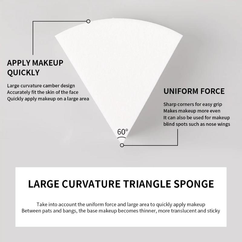 Versatile Triangle Makeup Sponge 1-30Pcs Ideal for All Skin Types Wet and Dry Application Puff