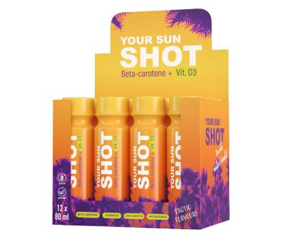 Ваш Sun Shot Vit. D3 Напитки для загара x12