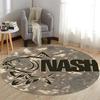 Логотип Nash Fishing HD Печатный Круглый Ковер для Гостиной Спальни Кухни Коврики Маты Фланелевый Противоскользящий Ковер Декор Подарок
