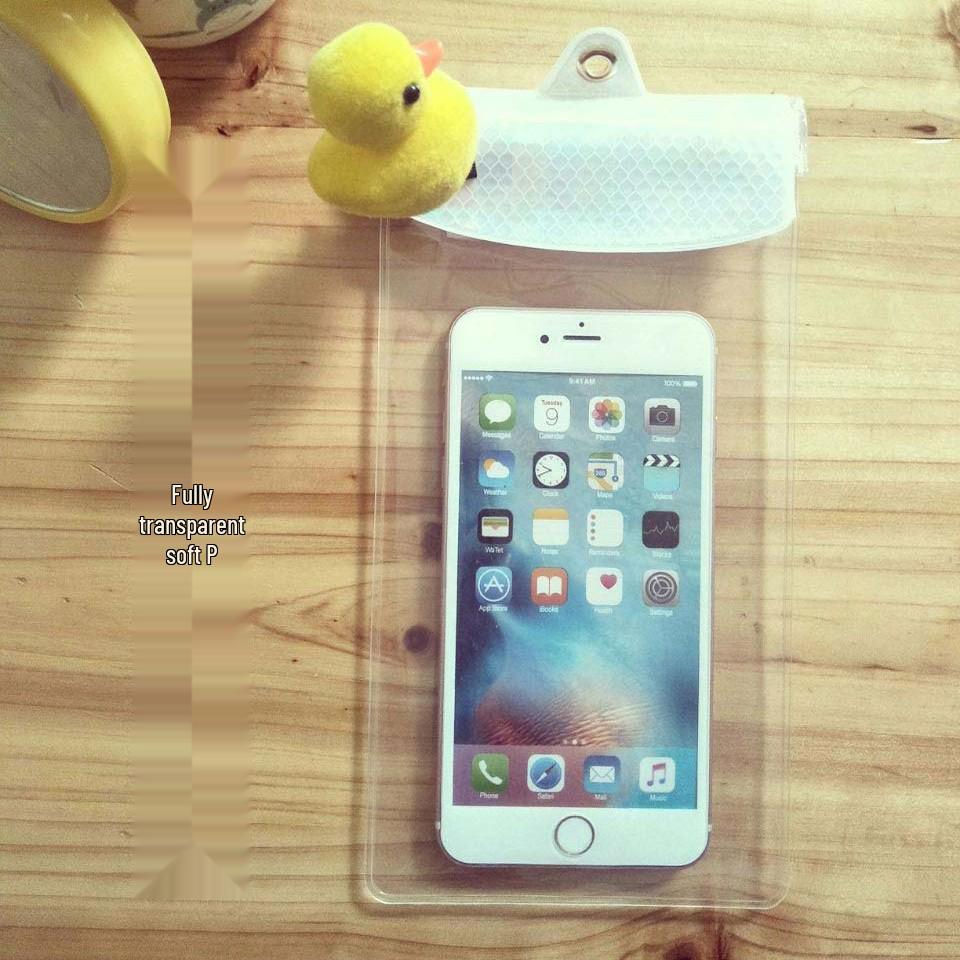Waterproof TPU Phone Bag with Touchscreen & Reflective Design for Safer Food Delivery Couriers. In Stock.