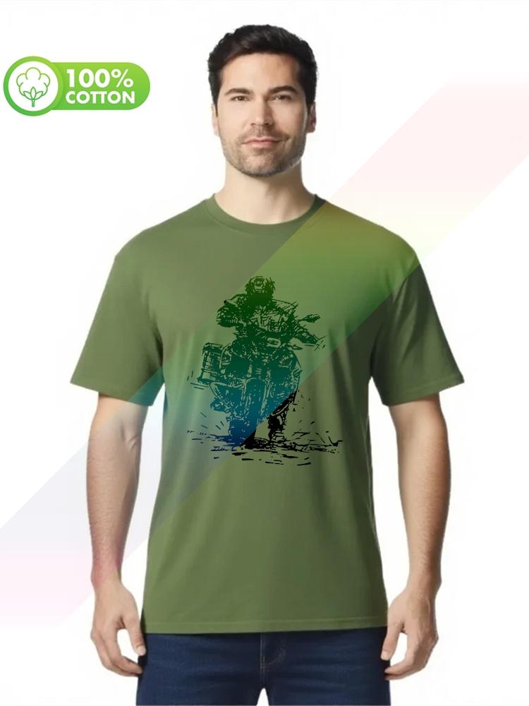 2026 New Hot Selling 100 Cotton Unisexs Tshirt 1200 GSA 1250 SHIRT Motorrad GS Adventure shirt Motorrad S3XL Tops Tees