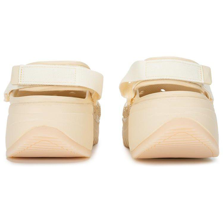 Crocs Нескользящие износостойкие сабо из ЭВА 5 см Унисекс бежевые 208365-108