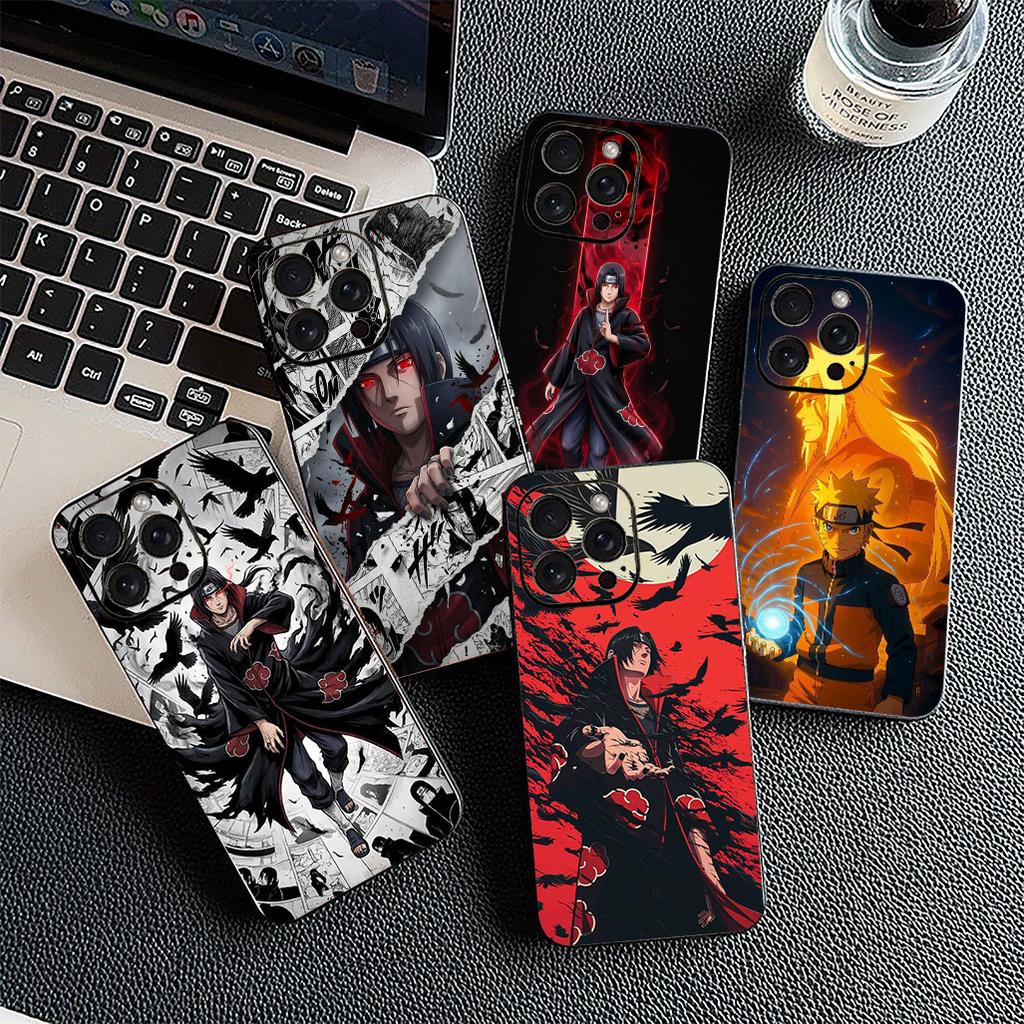 Чехол для Apple iPhone 17 16 14 15 Plus Pro Max 16E ProMax + 15Plus 15+ 16+ Корпус Чехол для телефона Обои Учиха Итачи Наруто