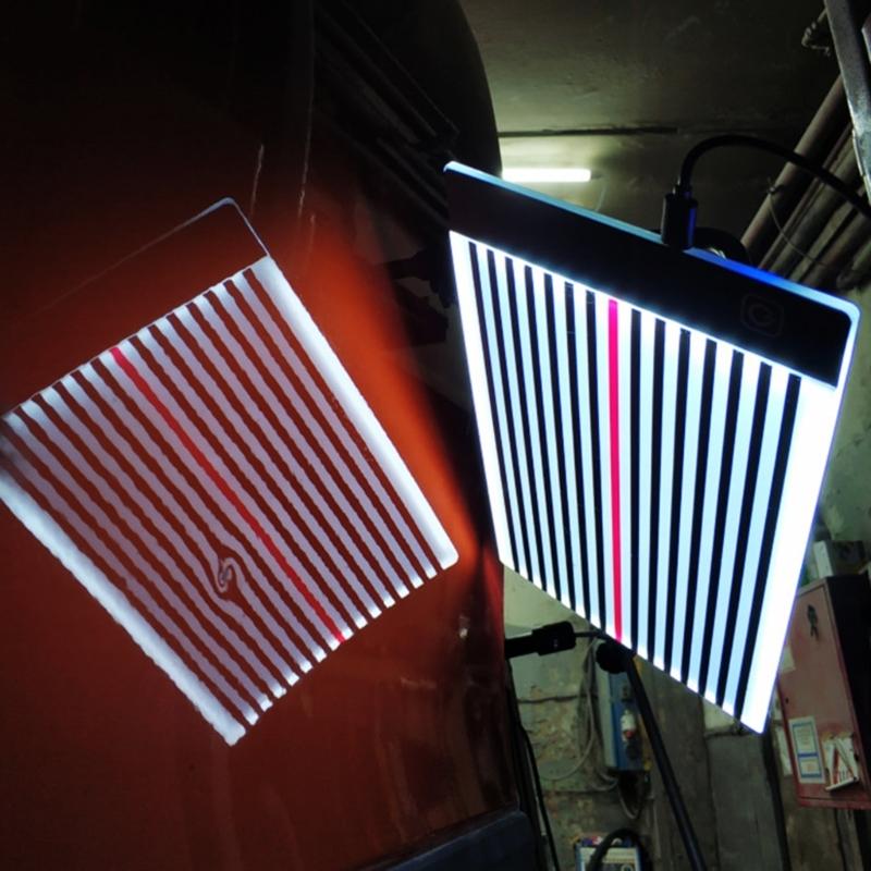 Инструмент для ремонта вмятин без покраски, линейная доска, отражатели, доска с 3 шестернями, регулируемая автомобильная светодиодная лампа для ремонта вмятин без покраски