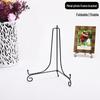 Metal Folding Display Stand for Photos, Plates, or Ornaments