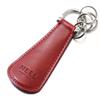 NEEL Original Shoehorn Mobile Shoehorn Keychain Italian Leather Red
