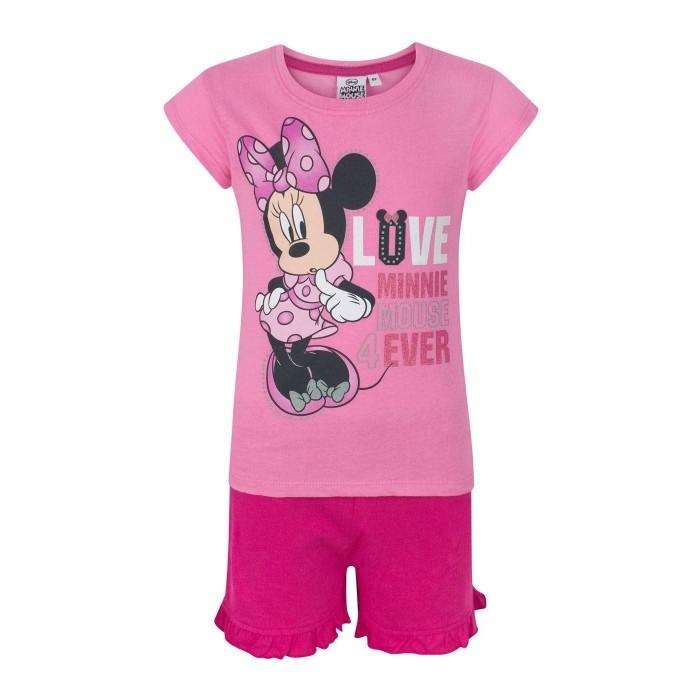 Disney Girls Forever Minnie Mouse Short Pajamas Set