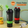 500ml Three-Layer Sports Shaker Cup - Protein, Milkshake, and Water Blender Bottle