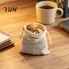 Eco Conscious Food Keeper Bags Cotton Mesh Bag with Drawstring Closure, Reusable Eco-friendly Washable Organic for Fruits Organizer, Sustainable