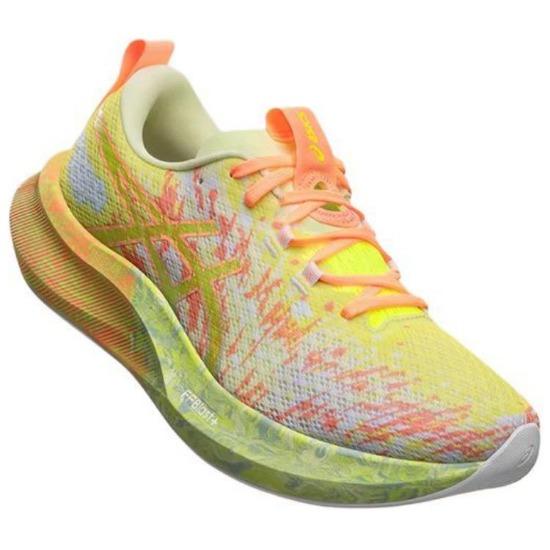 Asics Кроссовки женские Gel Noosa Tri 16 Cool Matcha Marbled зеленые, желто-зеленые 1012B675-750