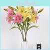 Long Realistic Single Branch Lily Flower For Wedding And Home Decoration