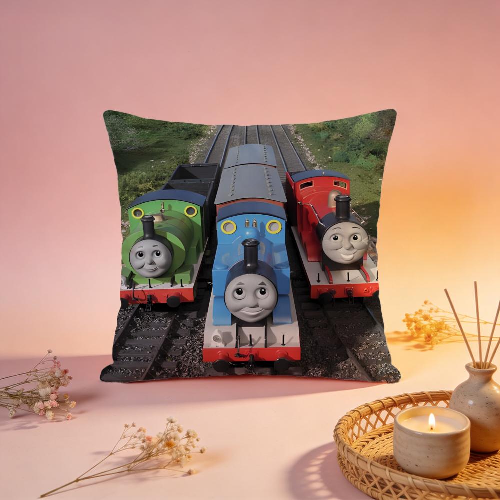 Popular Tthomas The Trained Cushion Cover Comfortable Durable Pillow Cover MultiScene for Home Office Car Sofa