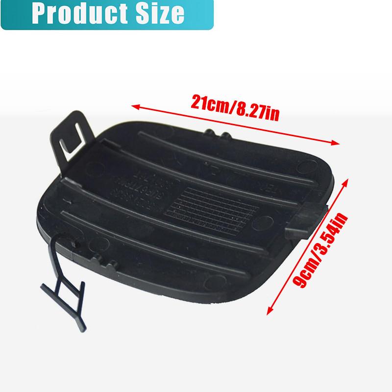 1 шт. Пластиковая крышка заглушки буксировочного крюка заднего бампера автомобиля, подходит для JEEP COMPASS 2017-2023 5UP67RXFAB 5UP67AXRAB