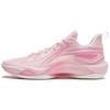 New LiNing Shining Durable Breathable Low Top Basketball Shoes Men's Pink ABPU007-4