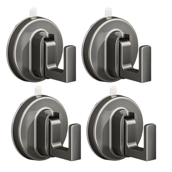 1/2/4/6 шт. Крючки на присосках Без сверления Держатель для полотенец на присосках Многофункциональные крючки для стеклянной двери Крючки для подвешивания в ванной