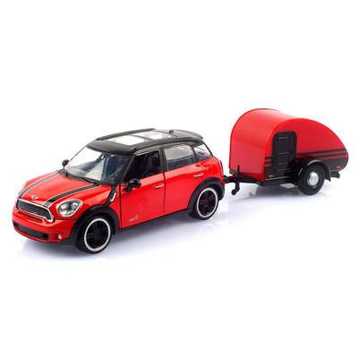 МОТОРМАКС 1:24 Литая модель Mini Cooper S Countryman с прицепом - MTX797615RE