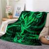 Colorful Dragon Blanket Dragonsoft Plush Blanket, Flannel Blanket Throw Blanket For Living Room Bedroom Sofa Cover