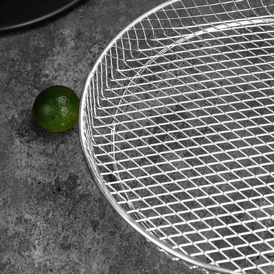 3Pcs Air Fryer Rack Stackable Dehydrator Racks Stainless Steel Basket Tray Accessories for Oven Microwave Baking Roasting