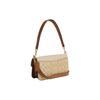 Coach Morgan 27 Color Block Signature Coated Canvas And Calfskin Tote Shoulder Bag Large Women handbags Light-Khaki CR332-IMWQ4
