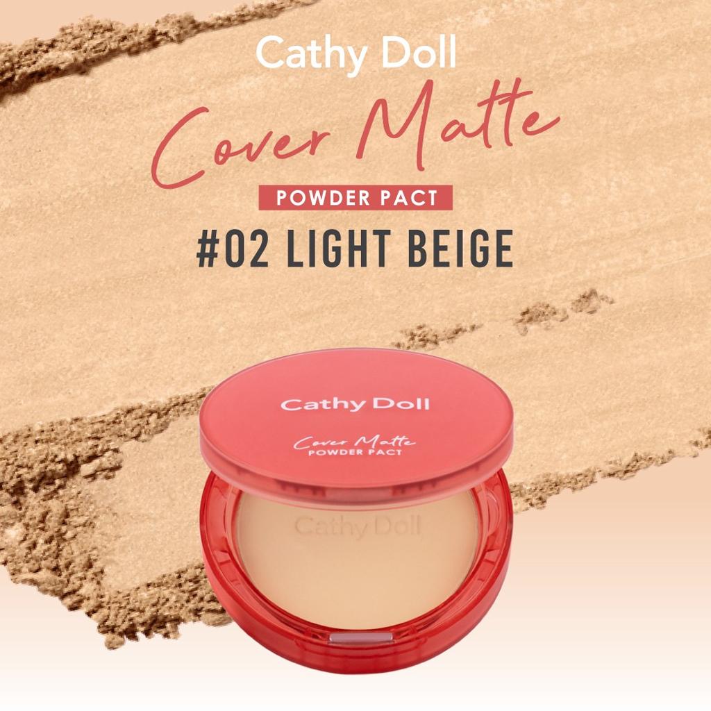 Cathy Doll Матовая пудра Cover Matte Powder Pact SPF30 PA+++ 12 г - Thai Cosmetic