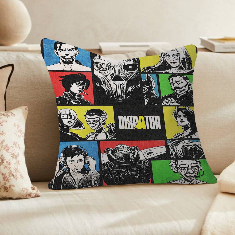 Cool Hot Visual Novel Game DDispatchES pillow cover sofa cushion cover home room decoration children gift