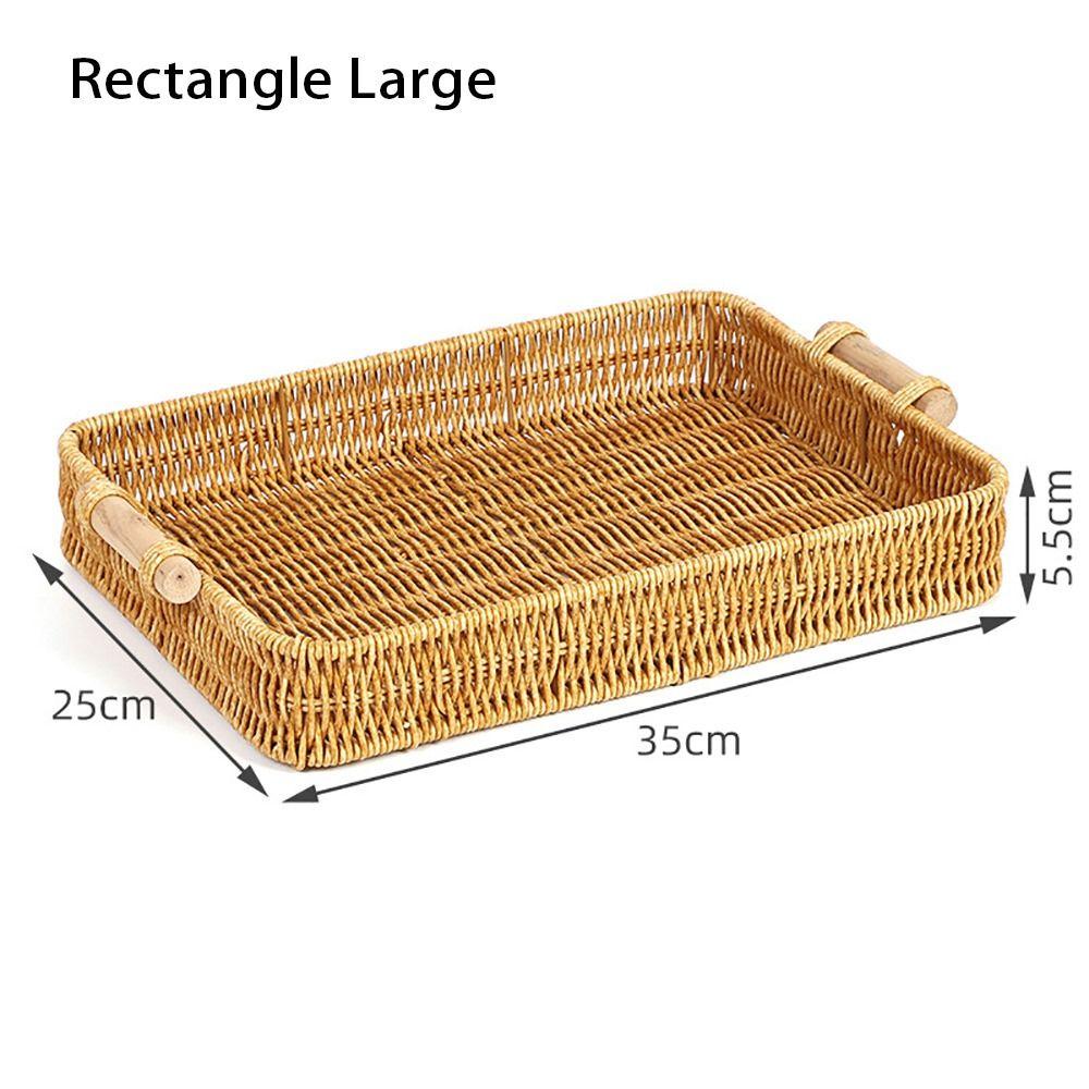 1 шт. Фруктовый овощной торт плетеная вручную ротанговая корзина пластиковая ротанговая корзина с нитями