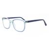 Full Rim Square Transparent Blue Smartbuy Collection Casmor Tr 98a Fashion Unisex Eyeglasses