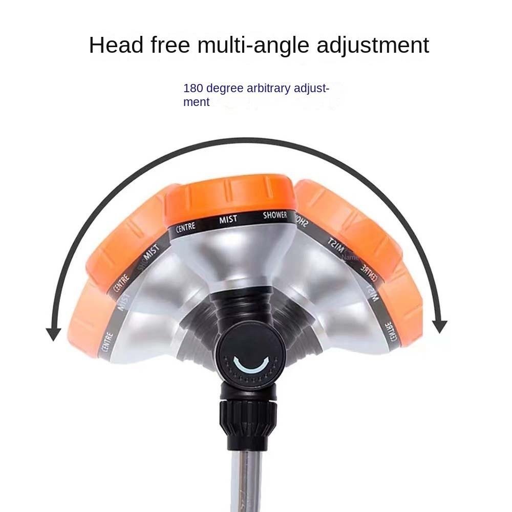 47см Насадка для распылителя воды 8 режимов распыления Высокое давление Насадка для поливочного шланга Многофункциональная Нескользящая Садовая насадка Сад