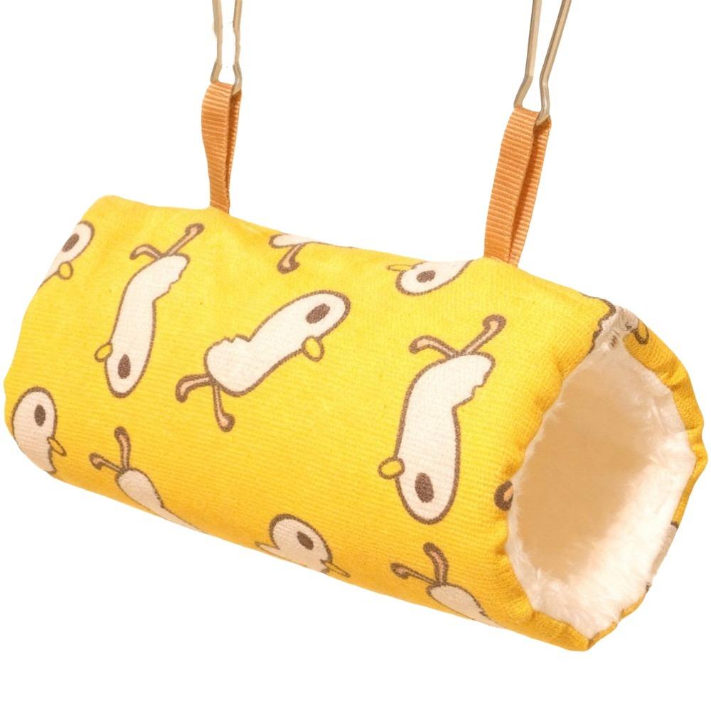 Star Pattern Hanging Parrot Cotton Nest Plush Warm Hamster Sleep House Pet Hideout Tunnel Birds