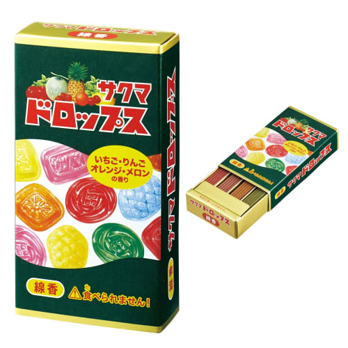 Камеяма Сакума Дропс Мини Благовонные палочки, Прибл.. 10 г х 4 разновидности, Прибл.. 160 палочек, Коллаборационный ладан
