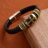 Men's Fashion Personality Leather Woven Bracelet