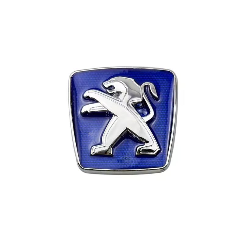 Металлический сплав 7x7 см, эмблема льва, автомобильные наклейки для Peugeot 308 206 406 507 508 307 207 407 408 5008 3008 2008 4008, боковые значки на багажник