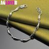 925 Sterling Silver Water Drop Bracelet Jewelry